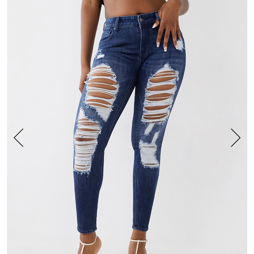JENNIE MID RISE CURVY SKINNY JEAN - Picture 3 of 12